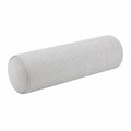 Coussin traversin 15 x 50 cm en tissu gris clair - soutien décoratif