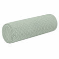 Coussin traversin 15 x 45 cm en tissu matelassé vert sauge pour soutien décoratif